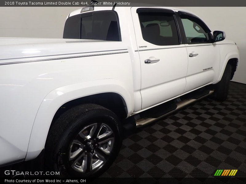 Super White / Hickory 2018 Toyota Tacoma Limited Double Cab 4x4