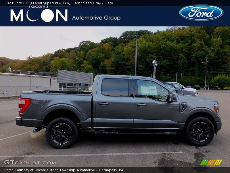 Carbonized Gray / Black 2021 Ford F150 Lariat SuperCrew 4x4