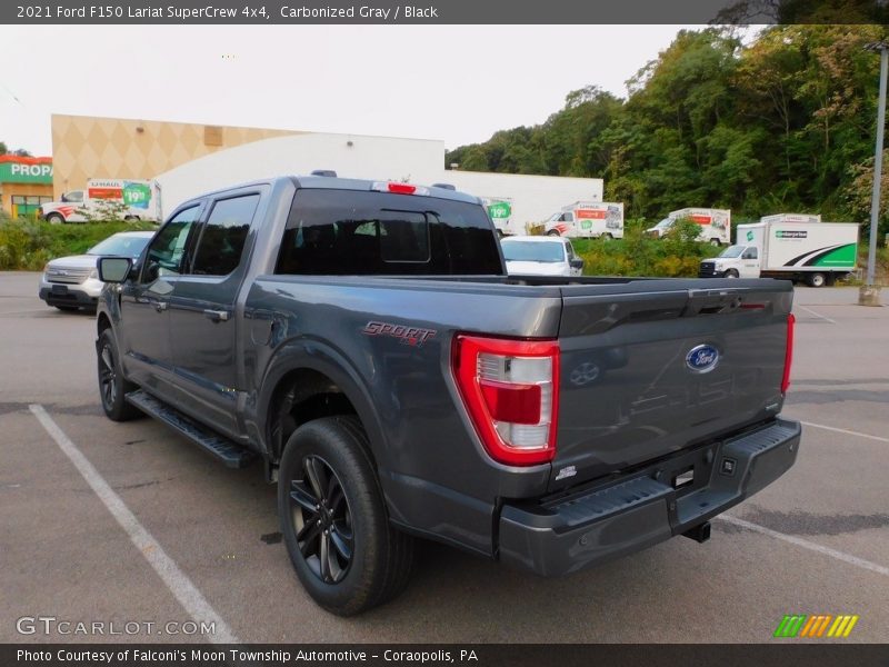Carbonized Gray / Black 2021 Ford F150 Lariat SuperCrew 4x4