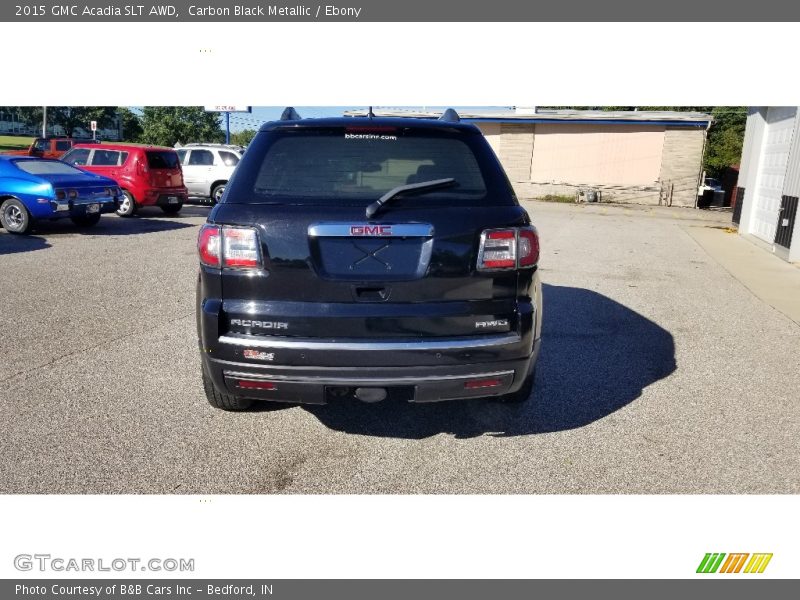 Carbon Black Metallic / Ebony 2015 GMC Acadia SLT AWD