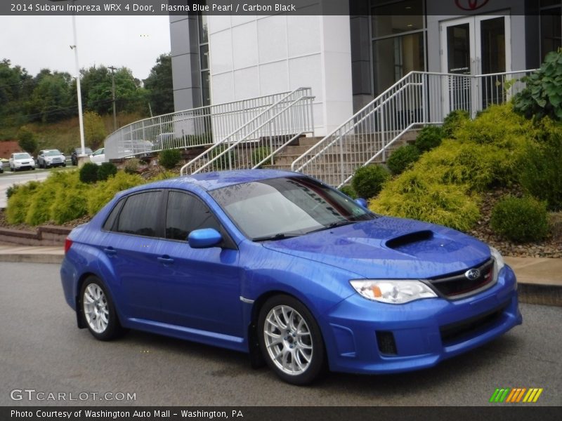 Plasma Blue Pearl / Carbon Black 2014 Subaru Impreza WRX 4 Door