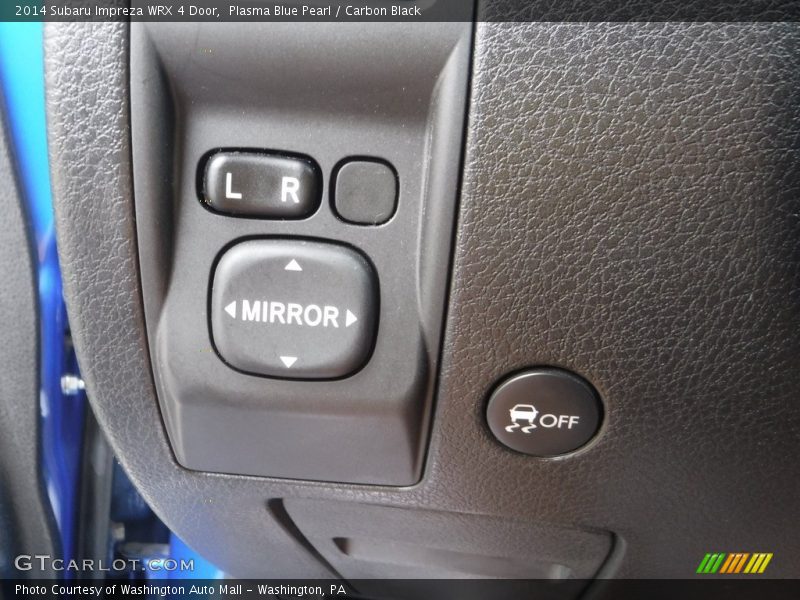 Plasma Blue Pearl / Carbon Black 2014 Subaru Impreza WRX 4 Door