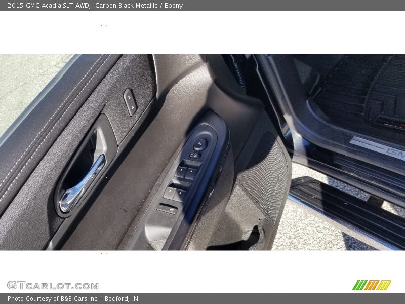 Carbon Black Metallic / Ebony 2015 GMC Acadia SLT AWD