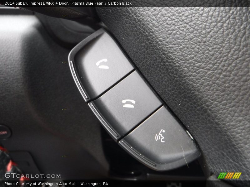 Plasma Blue Pearl / Carbon Black 2014 Subaru Impreza WRX 4 Door