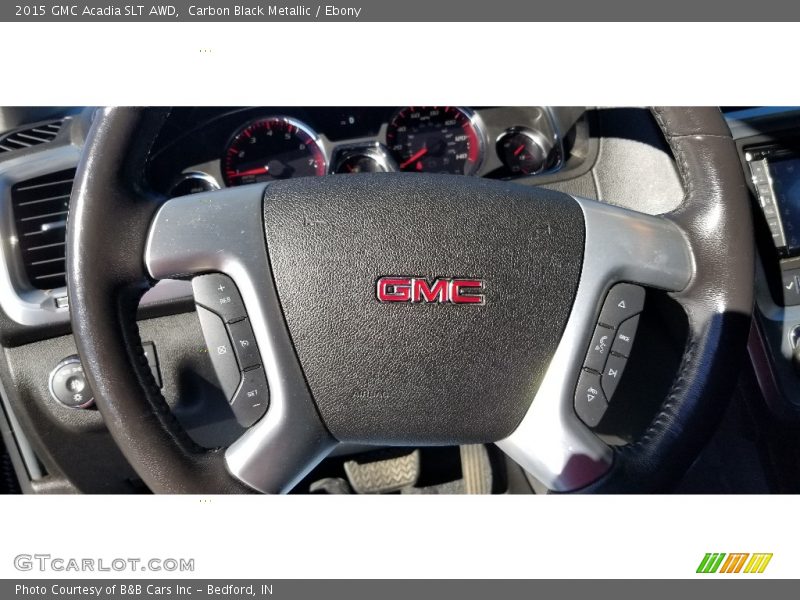 Carbon Black Metallic / Ebony 2015 GMC Acadia SLT AWD