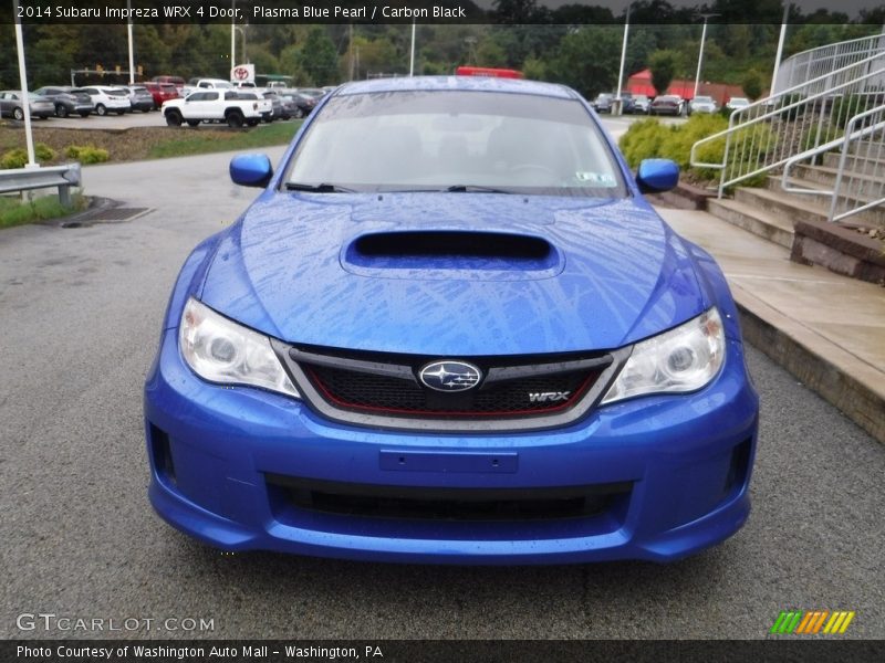 Plasma Blue Pearl / Carbon Black 2014 Subaru Impreza WRX 4 Door