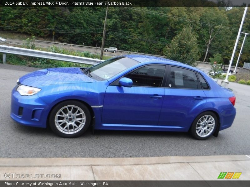 Plasma Blue Pearl / Carbon Black 2014 Subaru Impreza WRX 4 Door