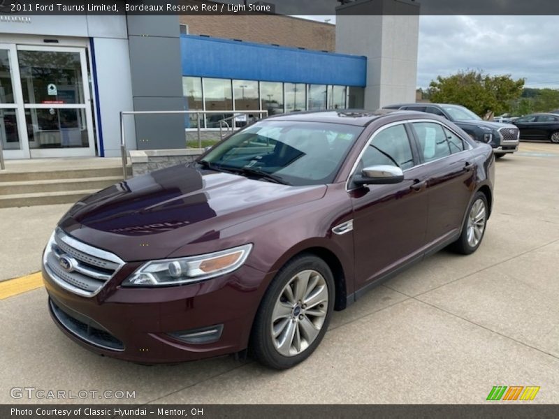 Bordeaux Reserve Red / Light Stone 2011 Ford Taurus Limited