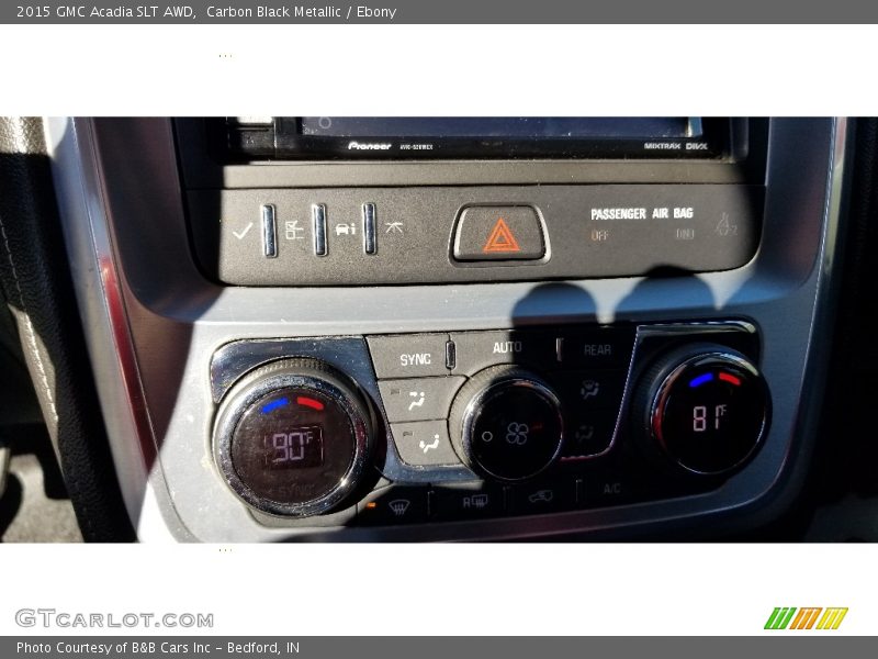 Carbon Black Metallic / Ebony 2015 GMC Acadia SLT AWD