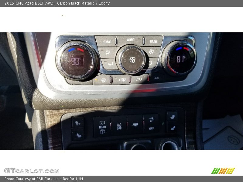 Carbon Black Metallic / Ebony 2015 GMC Acadia SLT AWD