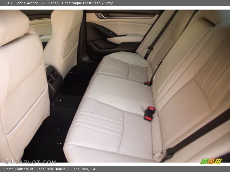 Champagne Frost Pearl / Ivory 2018 Honda Accord EX-L Sedan