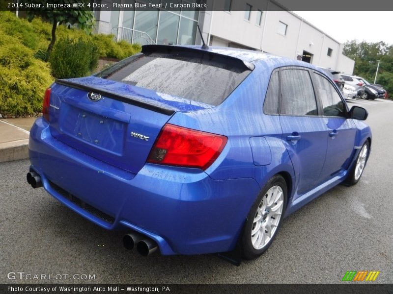 Plasma Blue Pearl / Carbon Black 2014 Subaru Impreza WRX 4 Door