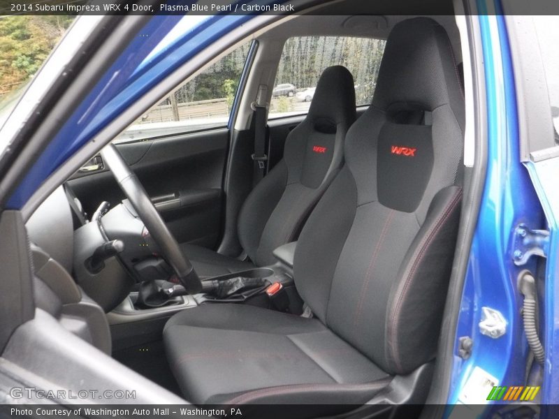 Plasma Blue Pearl / Carbon Black 2014 Subaru Impreza WRX 4 Door