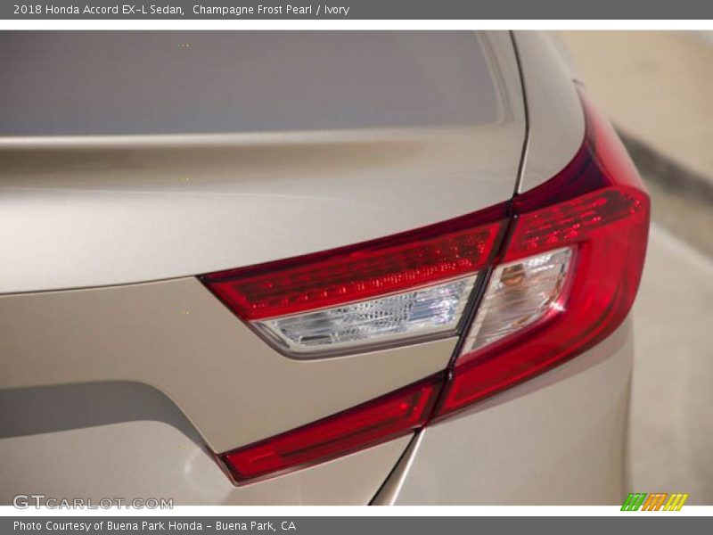 Champagne Frost Pearl / Ivory 2018 Honda Accord EX-L Sedan