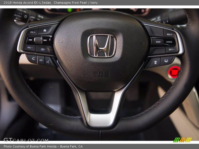 Champagne Frost Pearl / Ivory 2018 Honda Accord EX-L Sedan