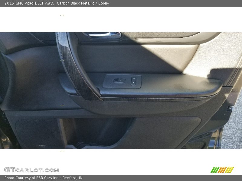 Carbon Black Metallic / Ebony 2015 GMC Acadia SLT AWD