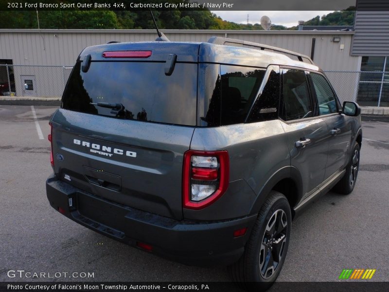 Carbonized Gray Metallic / Navy Pier 2021 Ford Bronco Sport Outer Banks 4x4