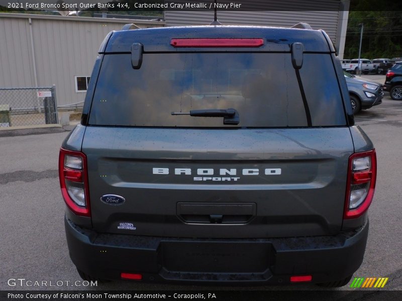 Carbonized Gray Metallic / Navy Pier 2021 Ford Bronco Sport Outer Banks 4x4