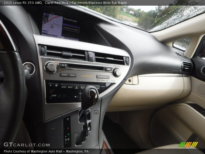 Claret Red Mica / Parchment/Espresso Birds Eye Maple 2013 Lexus RX 350 AWD