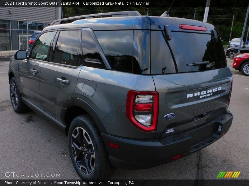 Carbonized Gray Metallic / Navy Pier 2021 Ford Bronco Sport Outer Banks 4x4