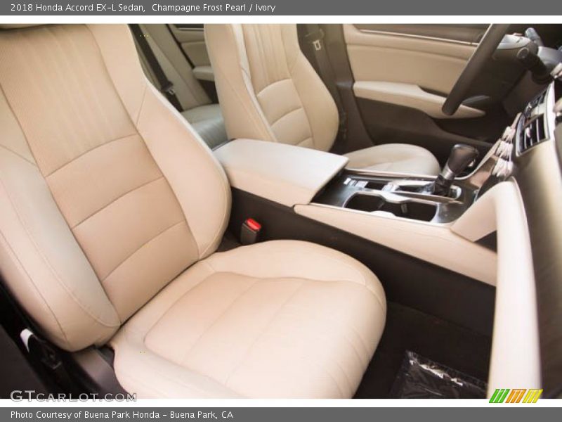 Champagne Frost Pearl / Ivory 2018 Honda Accord EX-L Sedan