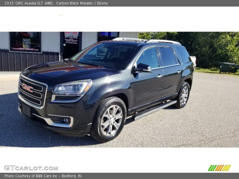 Carbon Black Metallic / Ebony 2015 GMC Acadia SLT AWD