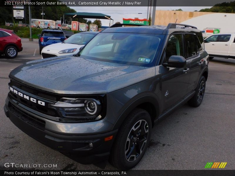Carbonized Gray Metallic / Navy Pier 2021 Ford Bronco Sport Outer Banks 4x4