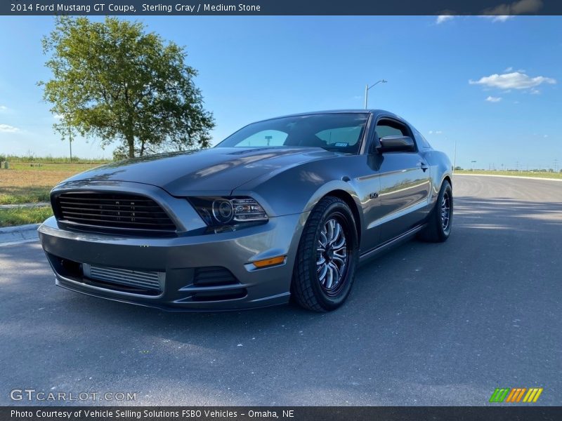 Sterling Gray / Medium Stone 2014 Ford Mustang GT Coupe