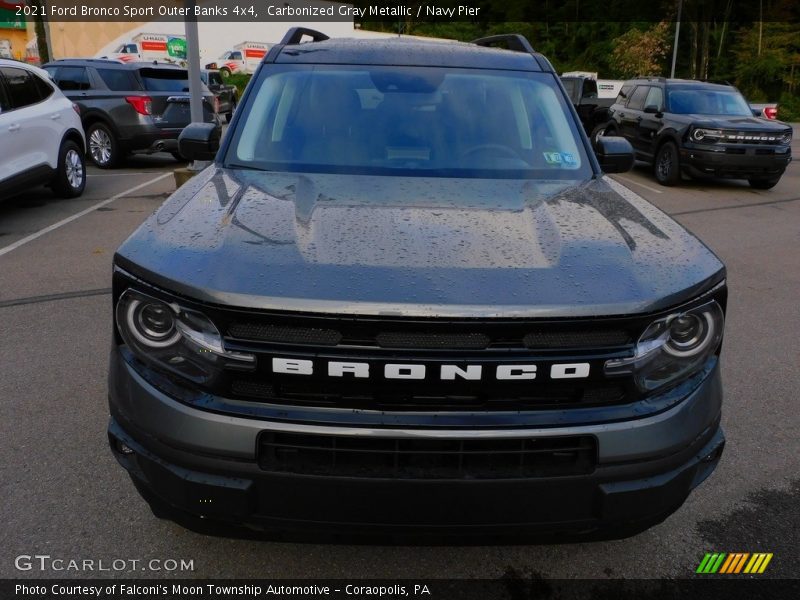 Carbonized Gray Metallic / Navy Pier 2021 Ford Bronco Sport Outer Banks 4x4