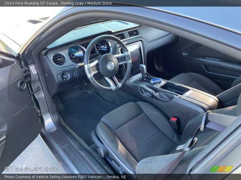 Sterling Gray / Medium Stone 2014 Ford Mustang GT Coupe
