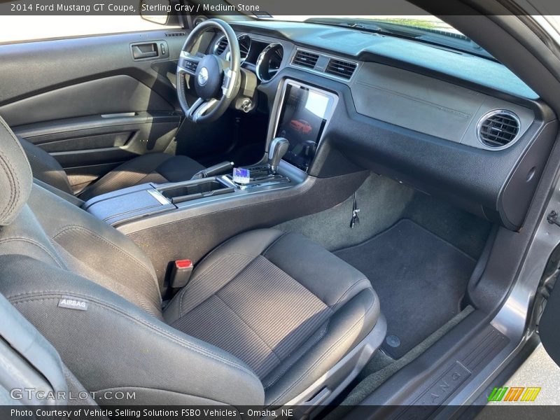 Sterling Gray / Medium Stone 2014 Ford Mustang GT Coupe