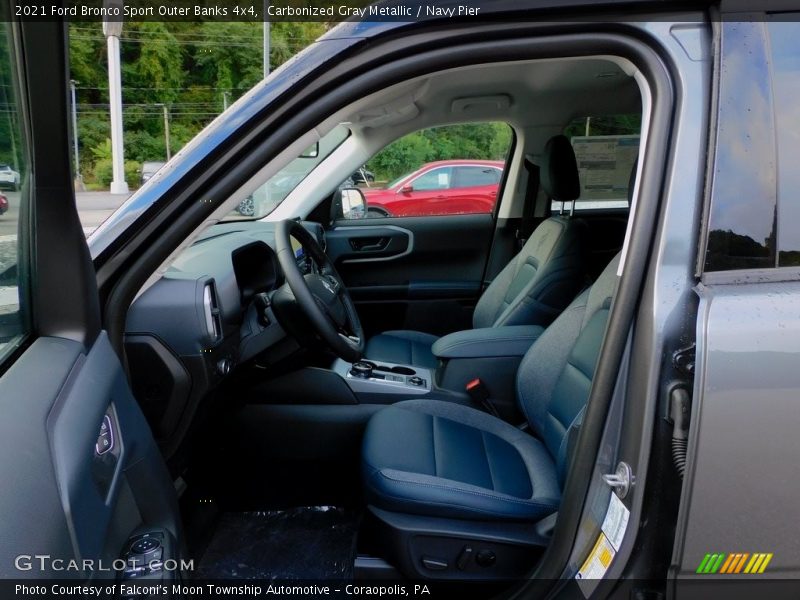 Front Seat of 2021 Bronco Sport Outer Banks 4x4
