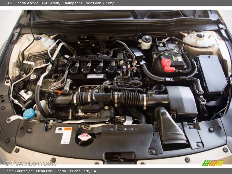 Champagne Frost Pearl / Ivory 2018 Honda Accord EX-L Sedan