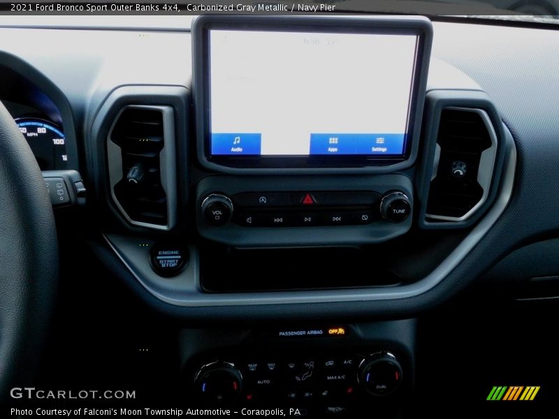 Carbonized Gray Metallic / Navy Pier 2021 Ford Bronco Sport Outer Banks 4x4