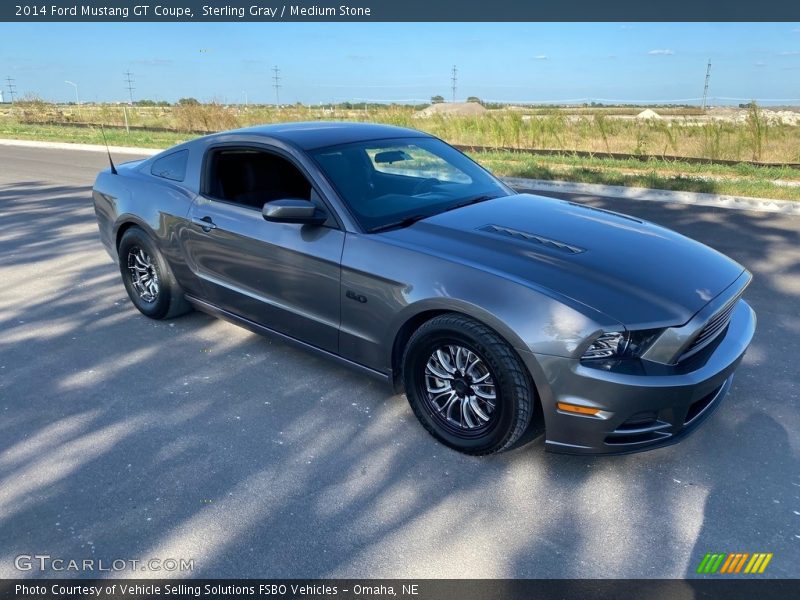 Sterling Gray / Medium Stone 2014 Ford Mustang GT Coupe