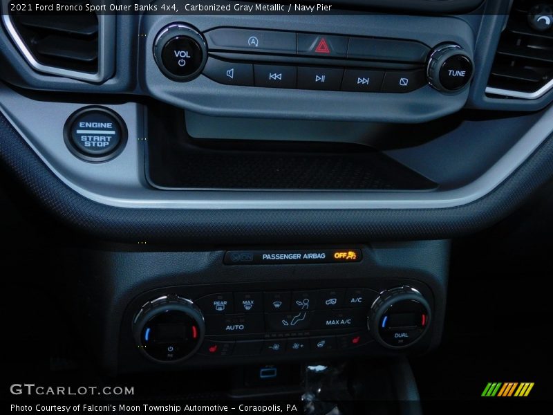 Carbonized Gray Metallic / Navy Pier 2021 Ford Bronco Sport Outer Banks 4x4