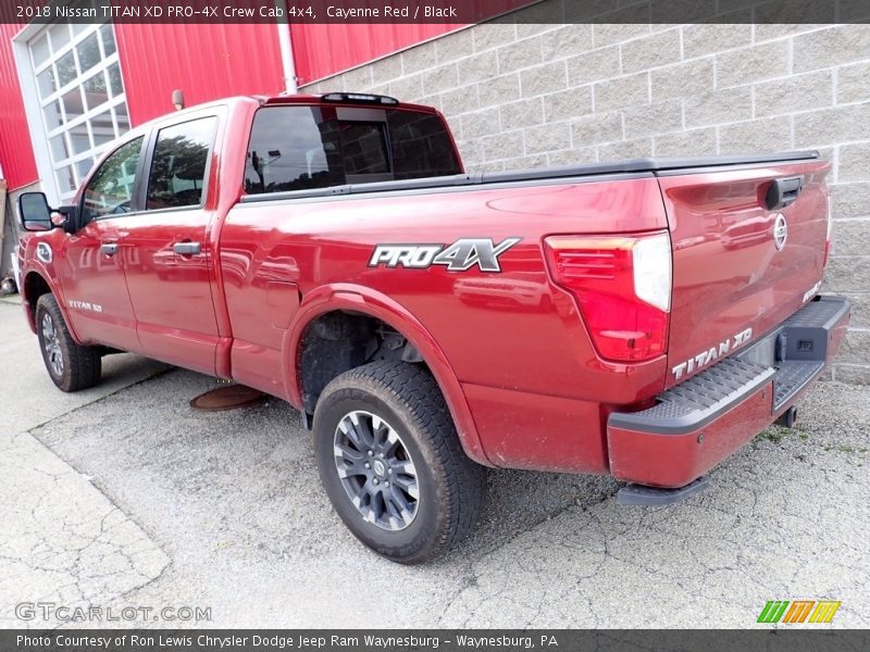 Cayenne Red / Black 2018 Nissan TITAN XD PRO-4X Crew Cab 4x4
