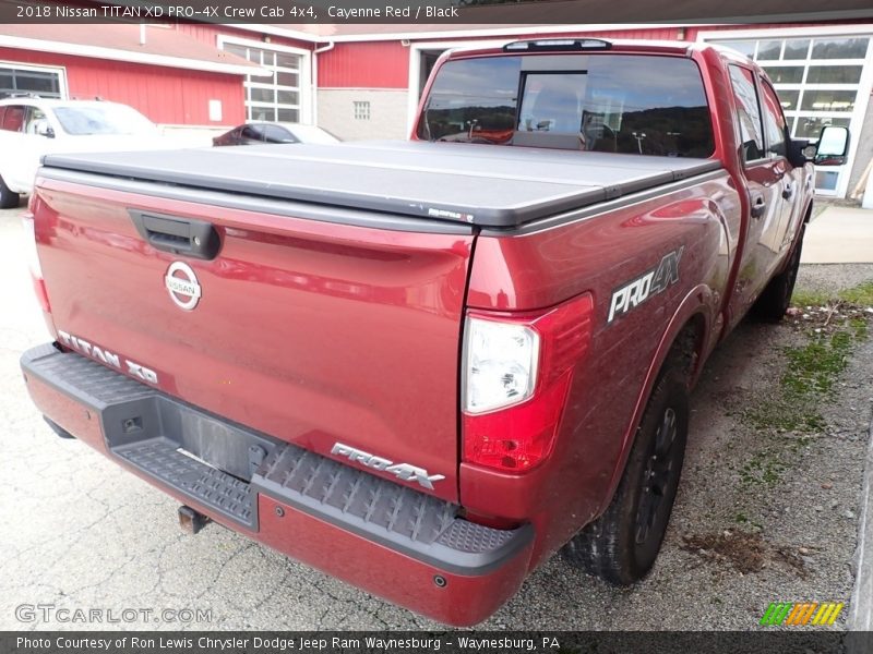 Cayenne Red / Black 2018 Nissan TITAN XD PRO-4X Crew Cab 4x4