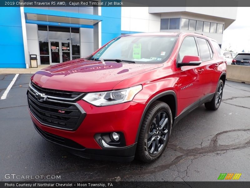 Cajun Red Tintcoat / Jet Black 2019 Chevrolet Traverse RS AWD