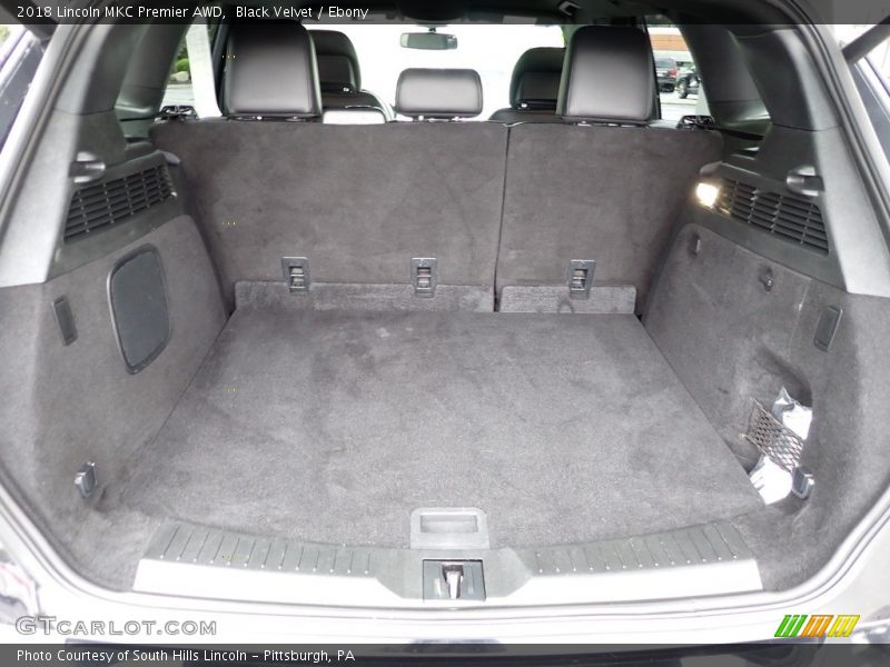  2018 MKC Premier AWD Trunk