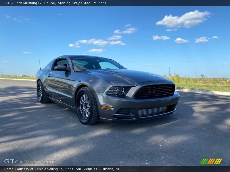 Sterling Gray / Medium Stone 2014 Ford Mustang GT Coupe