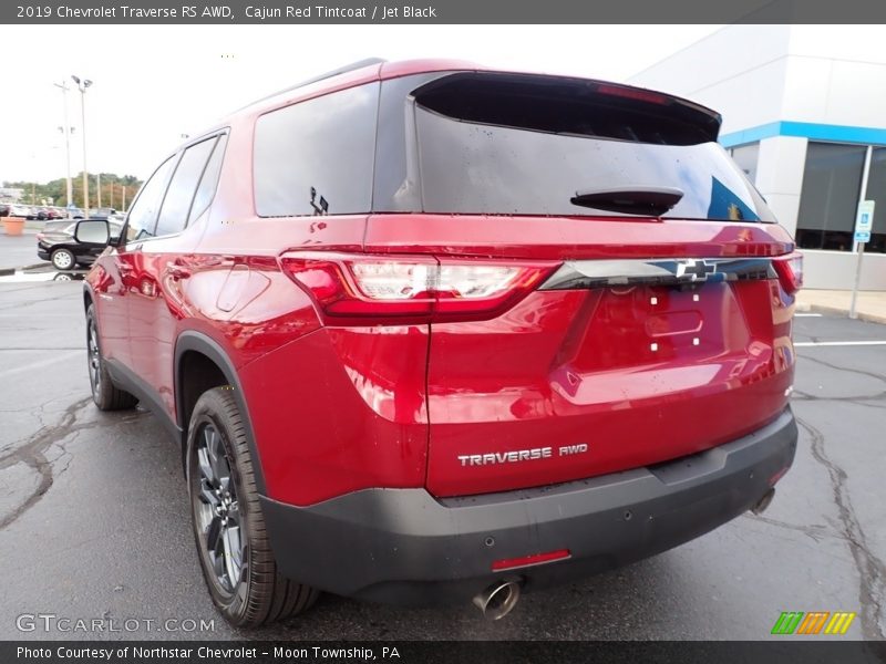 Cajun Red Tintcoat / Jet Black 2019 Chevrolet Traverse RS AWD