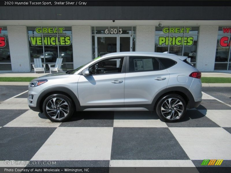 Stellar Silver / Gray 2020 Hyundai Tucson Sport