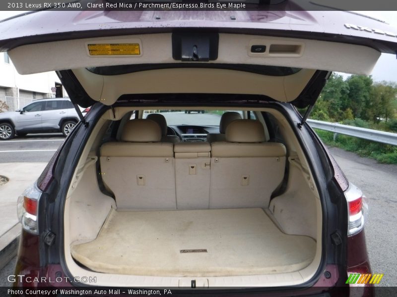 Claret Red Mica / Parchment/Espresso Birds Eye Maple 2013 Lexus RX 350 AWD