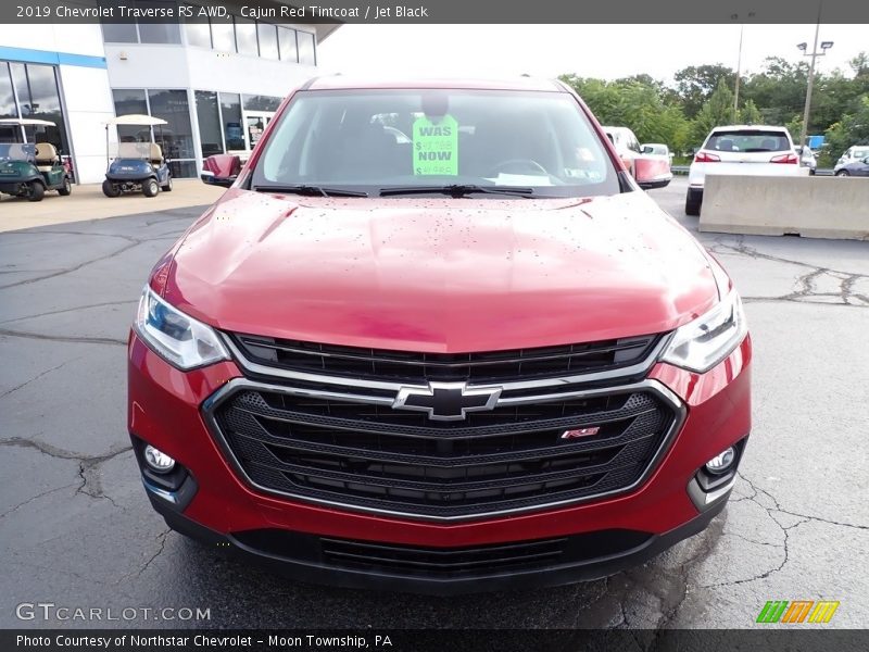 Cajun Red Tintcoat / Jet Black 2019 Chevrolet Traverse RS AWD