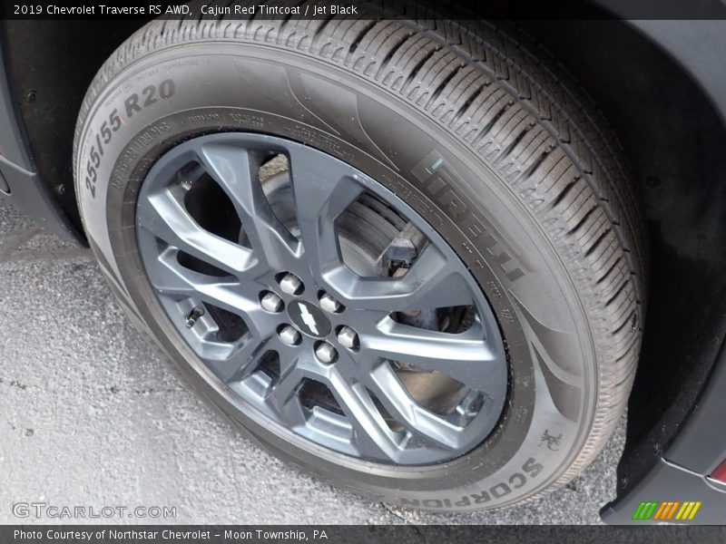 Cajun Red Tintcoat / Jet Black 2019 Chevrolet Traverse RS AWD