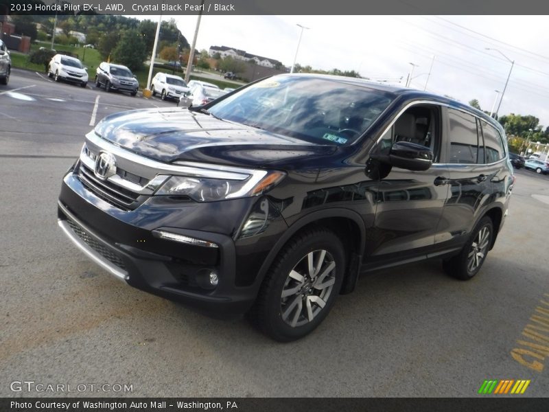 Crystal Black Pearl / Black 2019 Honda Pilot EX-L AWD