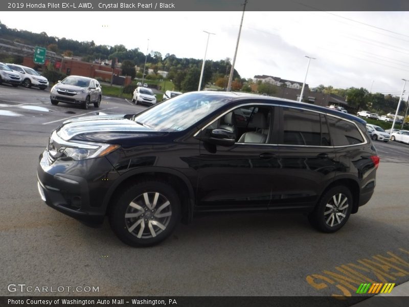 Crystal Black Pearl / Black 2019 Honda Pilot EX-L AWD