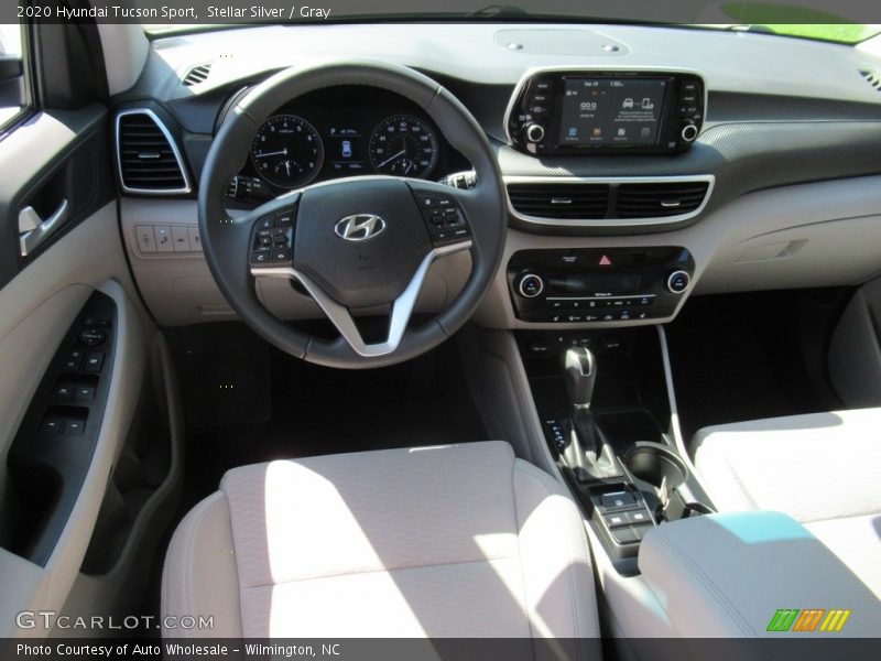 Stellar Silver / Gray 2020 Hyundai Tucson Sport