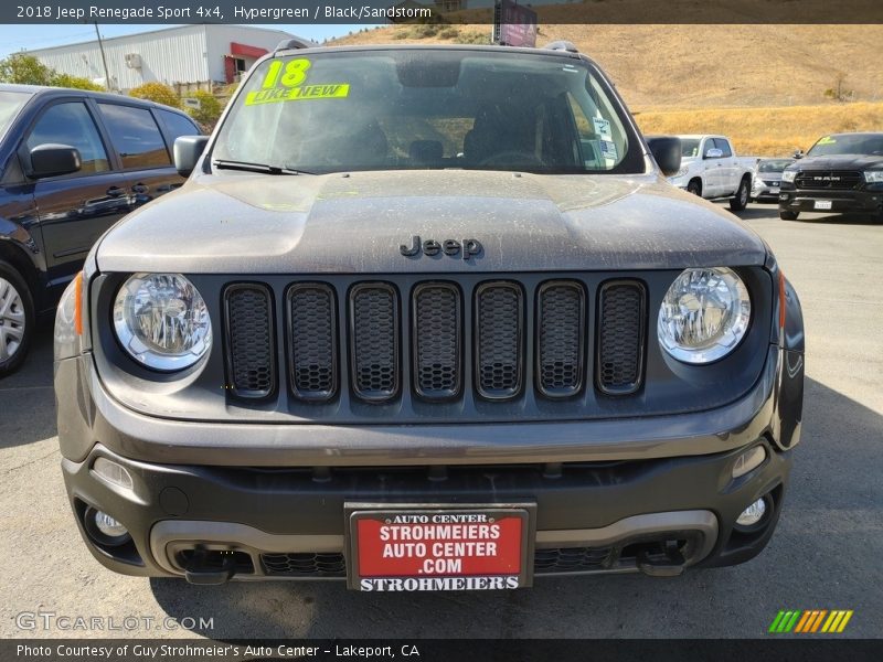 Hypergreen / Black/Sandstorm 2018 Jeep Renegade Sport 4x4